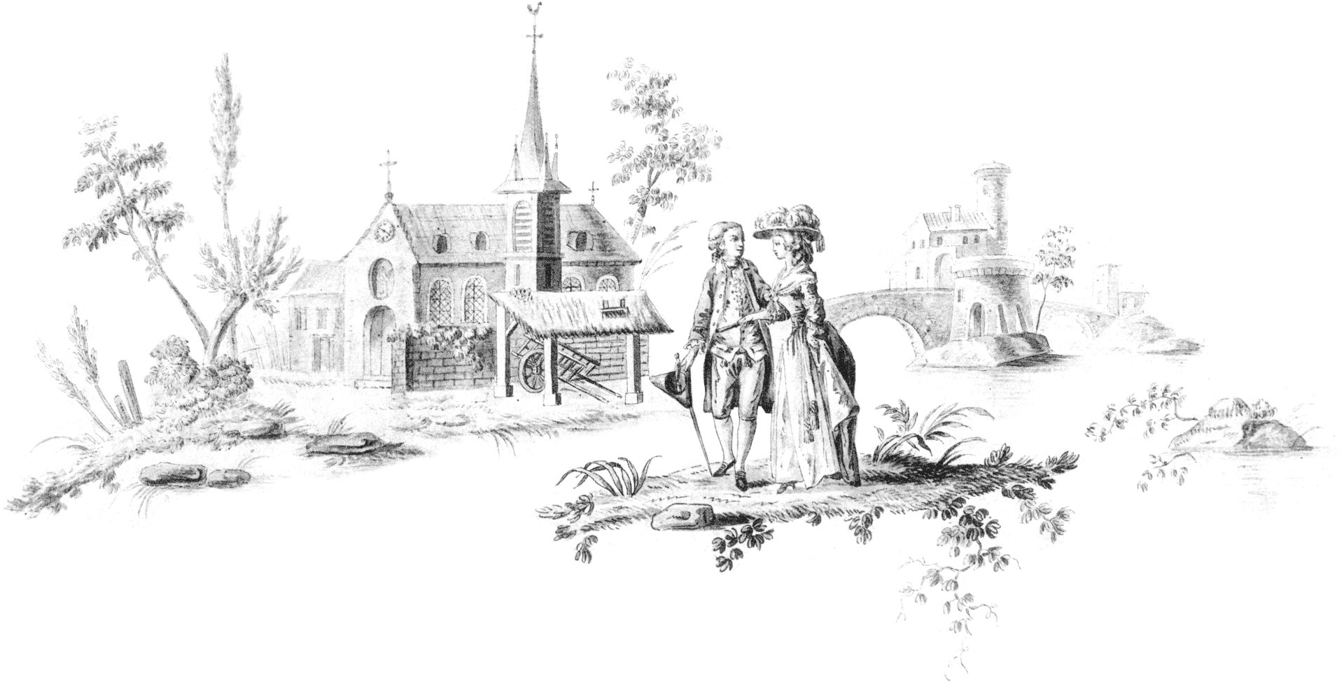 Bookshelf illustration